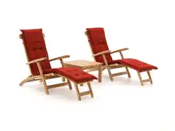 Kees Smit Sunyard Country/Wales 60cm deckchair set 3-delig aanbieding