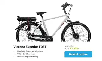 Stella fietsen Vicenza Superior FDST Fiets aanbieding