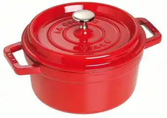 Bol.com Staub Braadpan Cocotte Kersenrood - ø 22 cm / 2.6 liter aanbieding