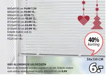 Jysk BRU ALUMINIUM JALOEZIEËN aanbieding