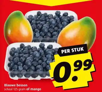 Boni Blauwe bessen of mango aanbieding