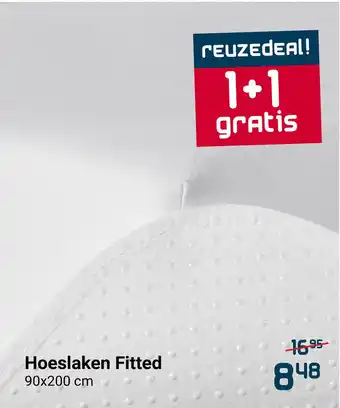 Beddenreus Hoeslaken Fitted 90x200 cm aanbieding