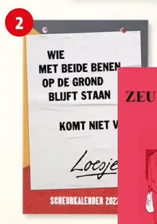 Bruna Loesje scheurkalender aanbieding