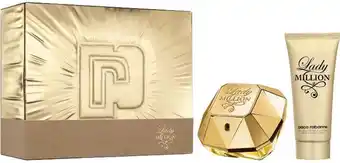 Bol.com Paco Rabanne Lady Million 80 ml + 100 ml Bodylotion Giftset aanbieding