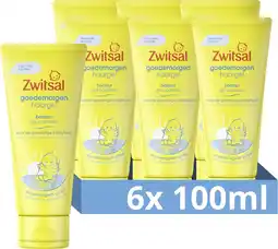 Bol.com Zwitsal Goedemorgen Baby Haargel - 6 x 100 ml - Voordeelverpakking aanbieding