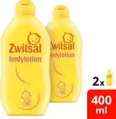 Bol.com Zwitsal Baby Bodylotion 2x400 ml aanbieding