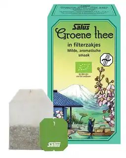 De Online Drogist Salus Groene Thee Zakjes 15st aanbieding