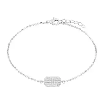 Douglas amor Armband voor dames, 925 Sterling zilver, zirkonia synth aanbieding