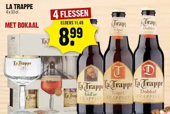 Dirck 3 La Trappe 4*330ml aanbieding