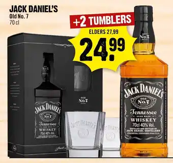 Dirck 3 Jack Daniel's Whiskey Old no.7 700ml aanbieding