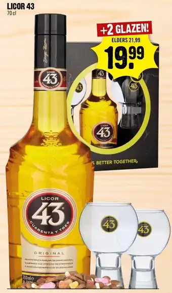 Dirck 3 Licor 43 700ml aanbieding