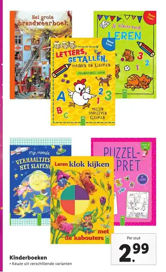 Lidl Kinderboeken aanbieding
