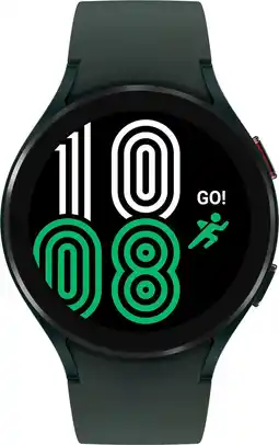 Bol.com Samsung Galaxy Watch4 - Smartwatch heren en dames -44mm - Green aanbieding