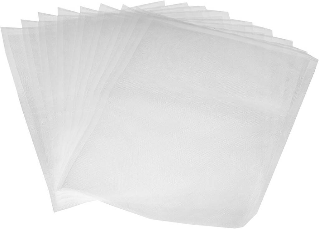 Vacuümzakken, met reliëf, 200 x 300 mm (20 x 30 cm), 50 stuks, geschikt voor levensmiddelen, voor alle soorten vacuümmachines