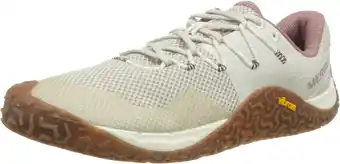 Amazon Merrell Dames Trail Glove 7 Sneaker, krijt/kauwgom, 7.5 UK, Krijtgom, 41 EU aanbieding