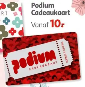 Bruna Podium cadeaukaart aanbieding