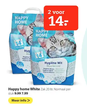 Pets Place Happy home white aanbieding