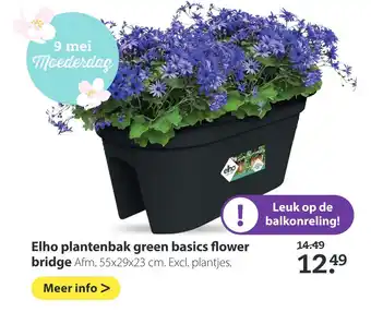 Pets Place Elho plantenbak green basics flower bridge aanbieding