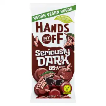 PLUS Hands off my chocola Vegan seriously dark 85% aanbieding