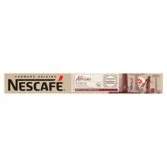 PLUS Nescafe Farmers Origins Capsules Africa Ristr. aanbieding