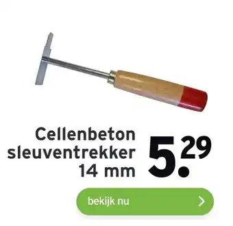 GAMMA Cellenbeton sleuventrekker 14 mm aanbieding