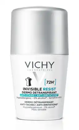 De Online Drogist Vichy Invisible Resist 72H Dermo Detranspirant 0% Alcohol aanbieding