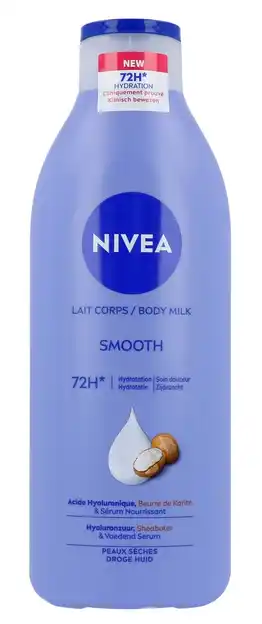 De Online Drogist Nivea Bodymilk Smooth aanbieding