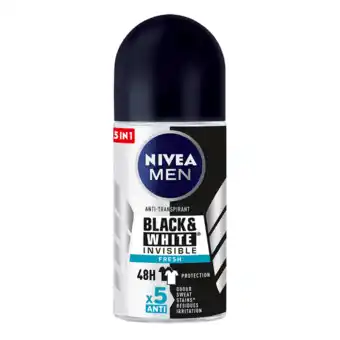 De Online Drogist Nivea Black & White Fresh Invisible Anti-transpirant aanbieding