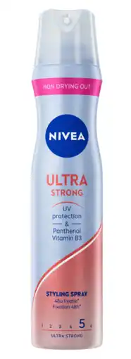 De Online Drogist Nivea Ultra Strong Hair Spray aanbieding
