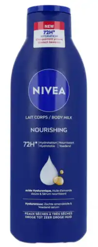 De Online Drogist Nivea Bodymilk Verzorgend 72H aanbieding