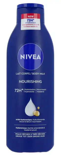 De Online Drogist Nivea Bodymilk Verzorgend 72H aanbieding