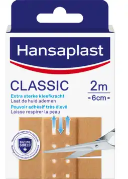 De Online Drogist Hansaplast Classic Pleisters 2mx6cm aanbieding