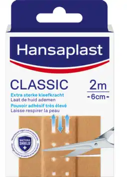 De Online Drogist Hansaplast Classic Pleisters 2mx6cm aanbieding