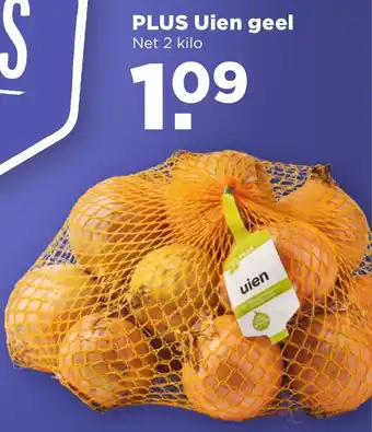 PLUS Plus uien geel 2kg aanbieding