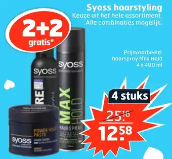 Trekpleister Syoss haarstyling aanbieding