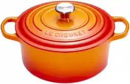 Bol.com Le Creuset - Signature ronde braadpan 53L-26cm oranje rood aanbieding