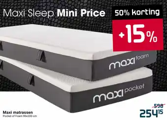 Beddenreus Maxi matrassen aanbieding