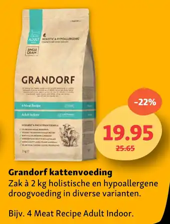 Maxi Zoo Grandorf kattenvoeding aanbieding