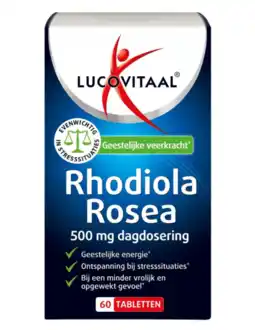 De Online Drogist Lucovitaal Rhodiola Rosea Tabletten aanbieding