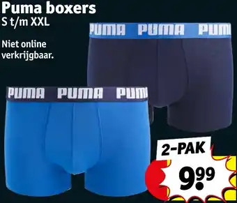 Kruidvat Puma boxers aanbieding