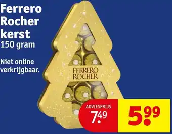 Kruidvat Ferrero Rocher kerst aanbieding