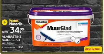 Praxis Alabastine Muurglad aanbieding