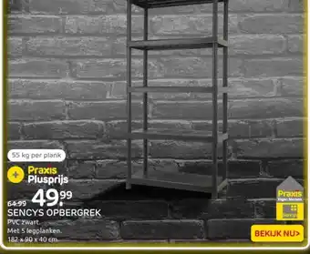 Praxis Sencys opbergrek aanbieding