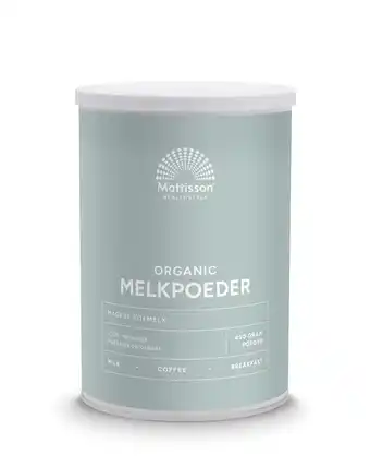 De Online Drogist Mattisson HealthStyle Melkpoeder Mager aanbieding