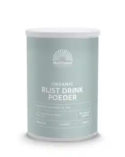De Online Drogist Mattisson HealthStyle Biologische Rijstdrink Poeder aanbieding