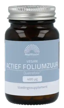 De Online Drogist Mattisson HealthStyle Actief Foliumzuur Tabletten aanbieding