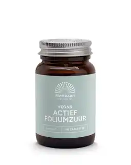 De Online Drogist Mattisson HealthStyle Actief Foliumzuur Tabletten aanbieding