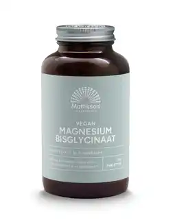 De Online Drogist Mattisson HealthStyle Magnesium Bisglycinaat 100mg Tabletten aanbieding