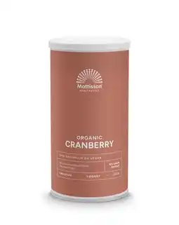 De Online Drogist Mattisson HealthStyle Organic Cranberry Poeder aanbieding