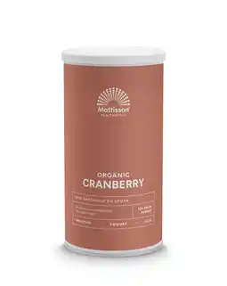 De Online Drogist Mattisson HealthStyle Organic Cranberry Poeder aanbieding